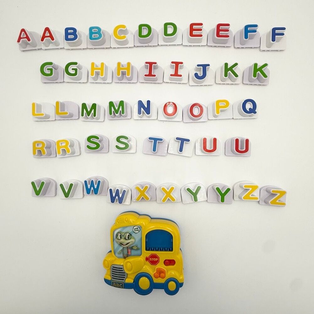Leap Frog Fridge Phonics School Bus Whole Set Plus Multiples Tested and Working
